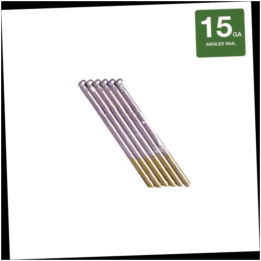Finish Nails 1-1/2 in. x 15-Gauge Electrogalvanized 2,500 per Box
