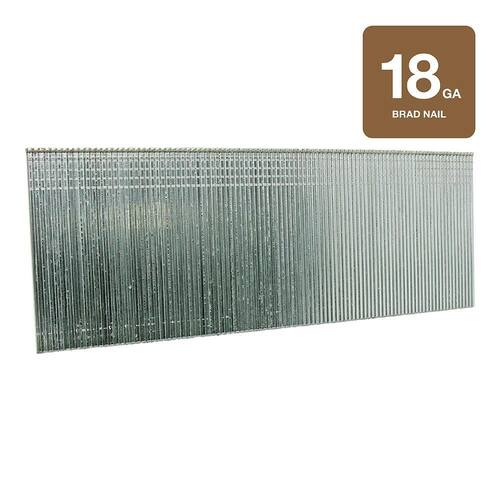 Steel Brad Nails 2 in. x 18-Gauge Electrogalvanized 5000 pcs 2