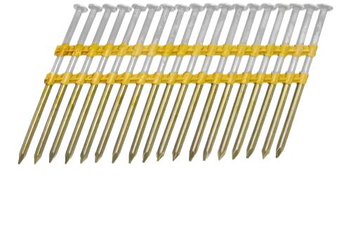 Framing Nails 3-1/4 in. x 0.148 in. 21-Degree Angled Smooth Shank Round Head Plastic Collated Vinyl Coated 3000 pcs