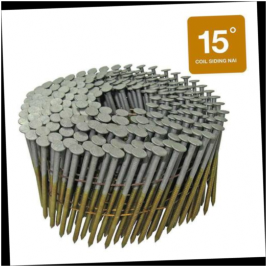 Framing Nails 15° Wire Collated Exterior Galvanized Ring Shank 2 in. x 0.092 1200 per Box