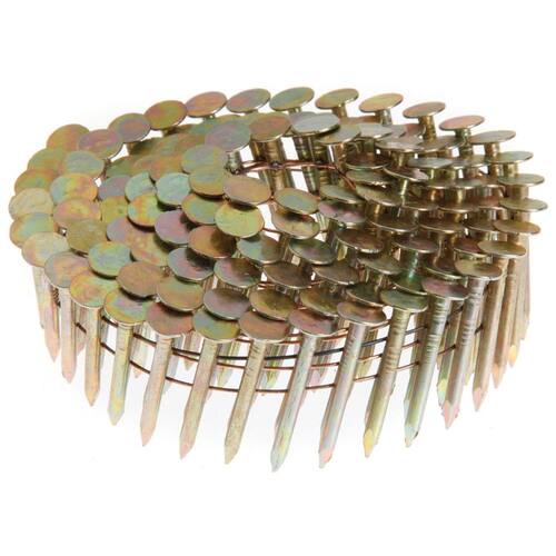 Roofing Nails 1-1/4 in. x 0.120-Gauge 15° Angled Smooth Shank Electrogalvanized Wire Collated 7200 pcs