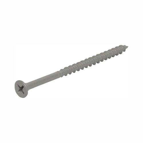 Philips Bugle-Head Coarse Thread Sharp Point Polymer Coated Exterior Screw, #8 x 1-5/8 in., 1 lb./Pack