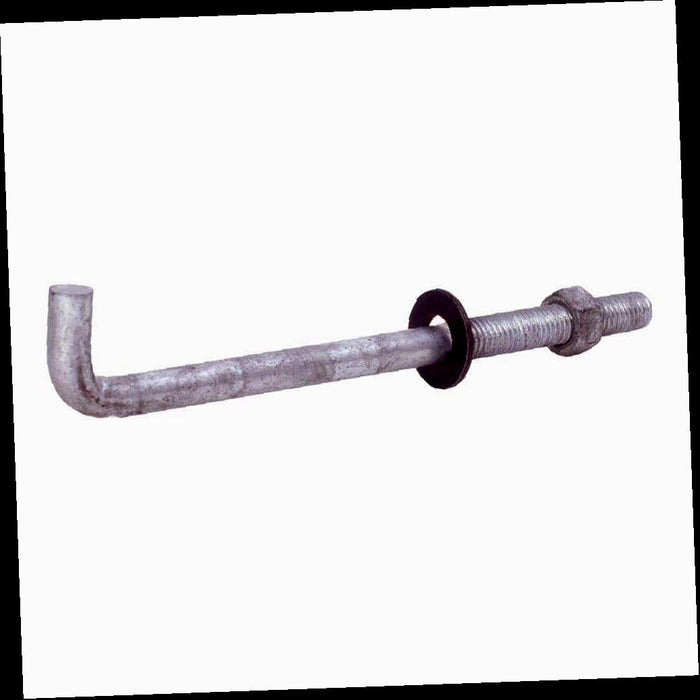 Hot-Galvanized Anchor Bolts 1/2 in. x 8 in. (50-Pack)