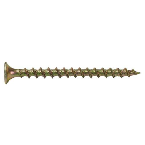 Screws #6 x 2 in. Phillips Bugle-Head Coarse Thread Gold (1 lb./Pack)