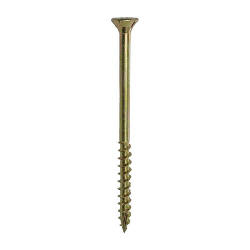 Wood Screw #9 x 3  in. Bugle Head Torx Yellow Zinc-plated (72-Pack)