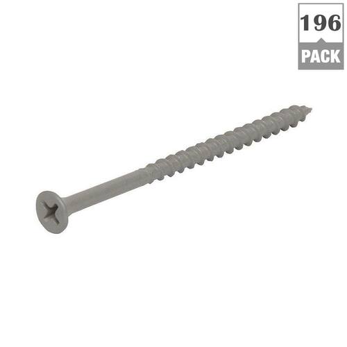 Exterior Screw #6 x 1-1/4 in. Philips Bugle-Head Coarse Thread Sharp Point Polymer Coated (1 lb./Pack)