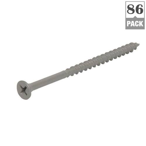 Exterior Screws #9 x 2-1/2 in. Philips Bugle-Head Coarse Thread Sharp Point Polymer Coated (1 lb./Pack)