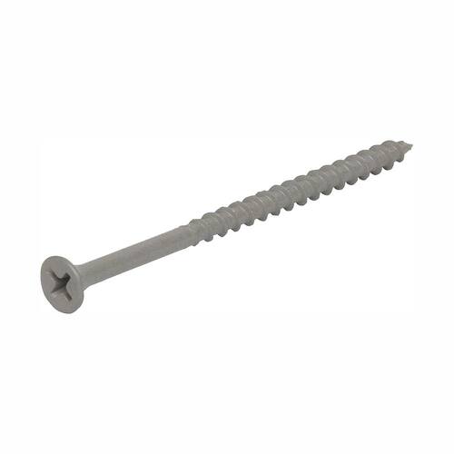 Exterior Screws #8 x 2 in. Phillips Bugle-Head Coarse Thread Sharp Point Polymer Coated (1 lb./Pack)