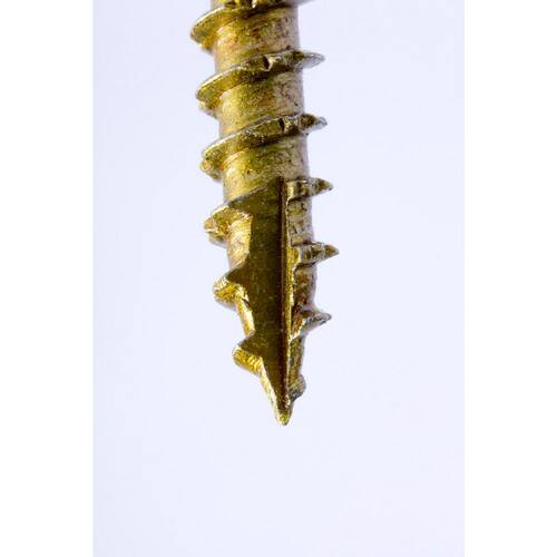 Wood Screw #9 x 2-1/2  in. Bugle Head Torx Yellow Zinc-plated (300-Pack)