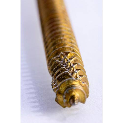 Wood Screw #9 x 2-1/2  in. Bugle Head Torx Yellow Zinc-plated (300-Pack)