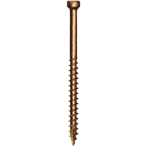 Wood Screw #8 x 2-1/2  in. Trim Head Torx Yellow Zinc-plated (420-Pack)