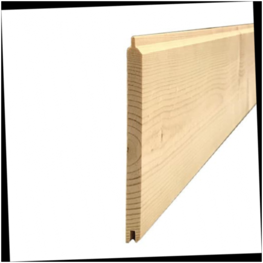 Pine Wall Boards Kit Knotty Spruce Edge V-Plank 5/16 in. x 3-11/16 in. x 8 ft. (6 pieces per pack)