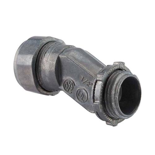 Electrical Metallic Tube (EMT) Offset Compression Connector 1/2 in. Male