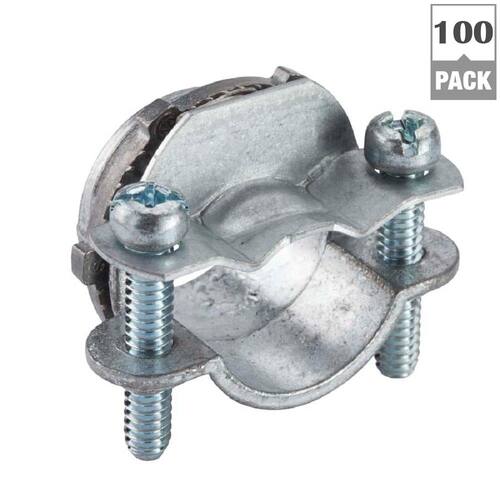 Non-Metallic (NM) Twin Screw Clamp Connectors 3/8 in. (100-Pack)