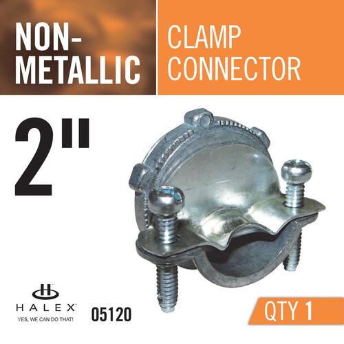 Non-Metallic (NM) Sheathed Cable Clamp Connectors 2 in.