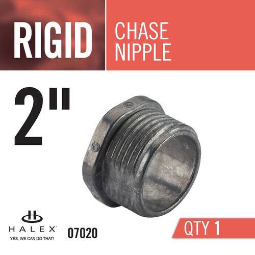 Rigid Conduit Chase Nipple 2 in. Male 2