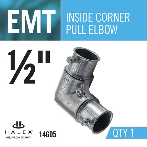 Electrical Metallic Tube Inside Corner Pull Elbow 1/2 in.