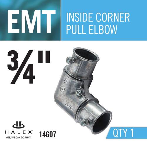 Electrical Metallic Tube (EMT) Inside Corner Pull Elbow 3/4 in.