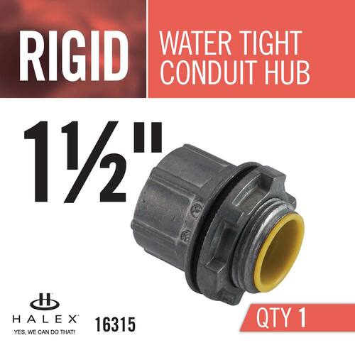 Rigid Water-Tight Conduit Hub 1-1/2 in. Male