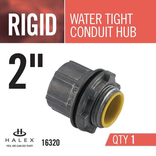 Rigid Water-Tight Conduit Hub 2 in. Male