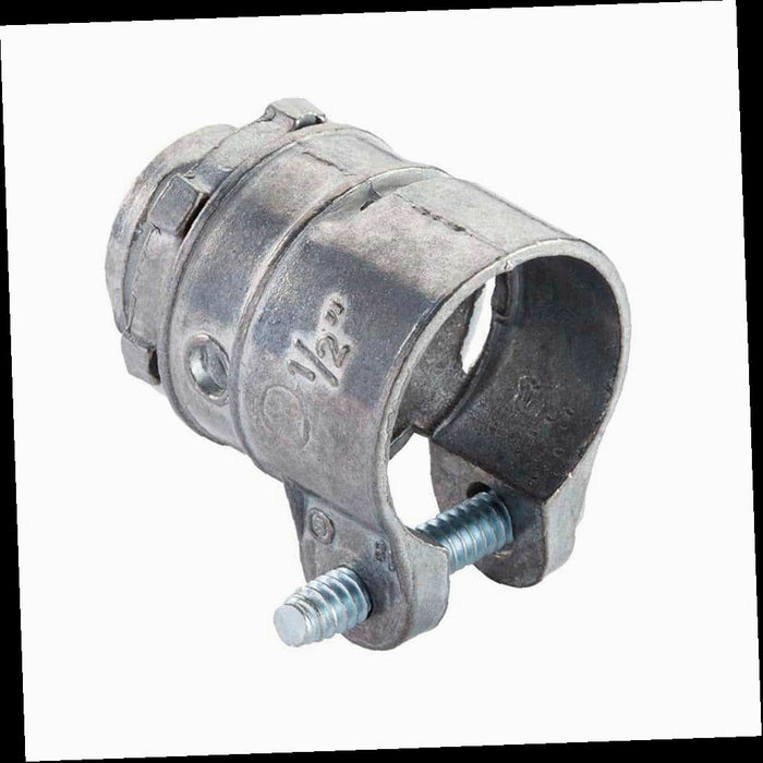 Flexible Metal Conduit (FMC) Squeeze Connector 1/2 in. (3-Pack)