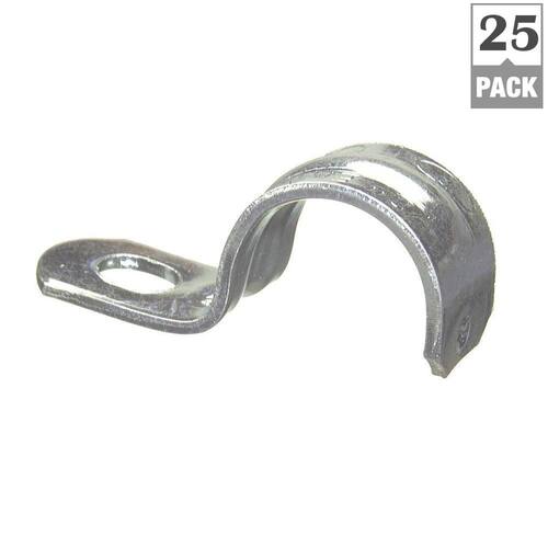 Standard Fitting Electrical Metallic Tube (EMT) Straps 1/2 in. 1-Hole (25-Pack)