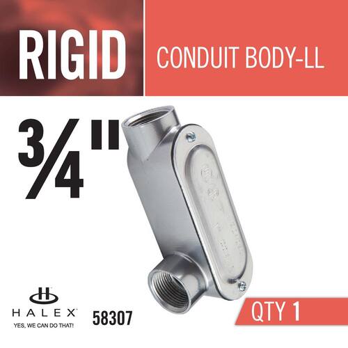 Rigid Threaded Conduit Body 3/4 in.