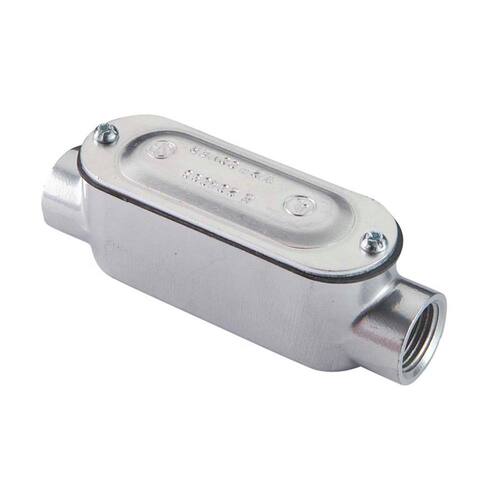 Rigid Threaded Aluminum Conduit Body 3/4 in. Same-Day Delivery