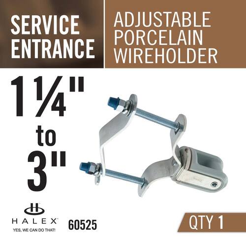 Service Entrance (SE) Adjustable 1-1/4 in. Wire Holder 3 in.