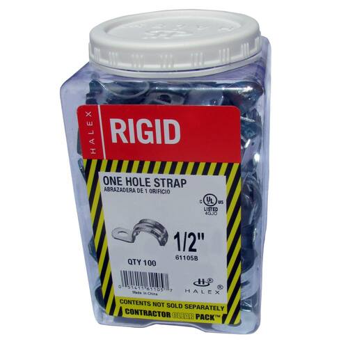 Rigid Conduit Straps 1/2 in. 1-Hole (100-Pack)