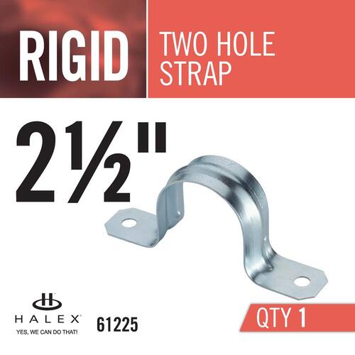 Rigid Conduit Strap 2-1/2 in. 2-Hole 2