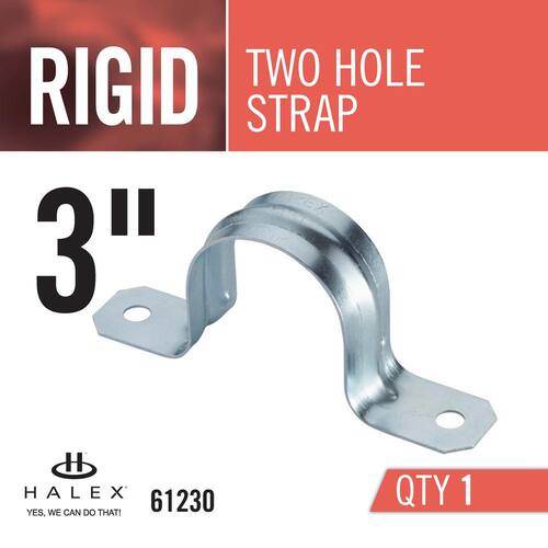 Rigid Conduit Strap 3 in. 2-Hole