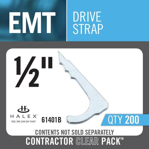 Electrical Metallic Tube (EMT) Drive Straps 1/2 in. (200-Pack)