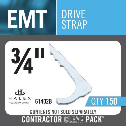 Electrical Metallic Tube (EMT) Conduit Drive Straps 3/4 in. (150-Pack)