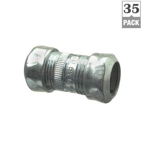 Electrical Metallic Tube (EMT) Compression Coupling 1/2 in. (35-Pack)