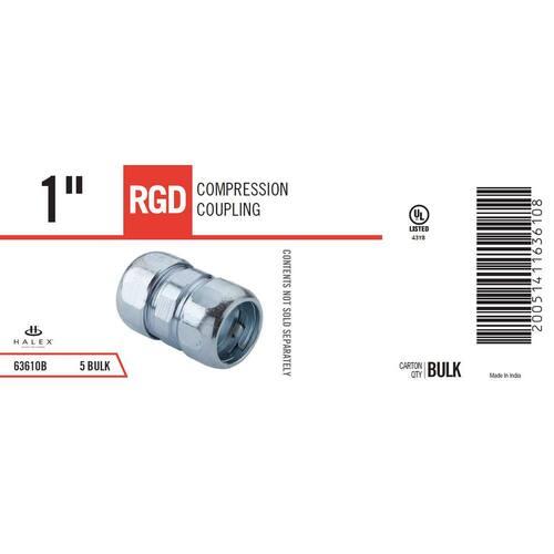 Rigid Compression Conduit Coupling 1 in.