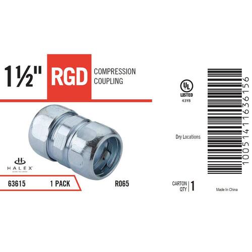 Rigid Compression Conduit Coupling 1-1/2 in.