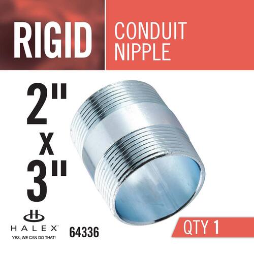 Rigid Conduit Nipple 2 in. x 3 in.