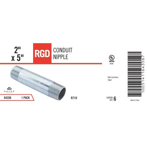 Rigid Conduit Nipple 2 in. x 5 in.