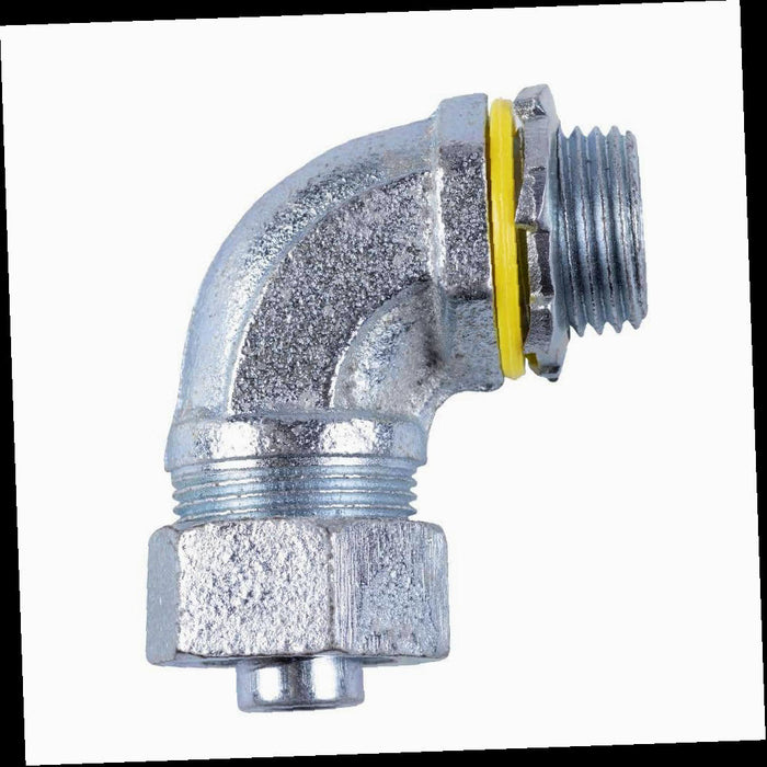 Uninsulated Liquid-Tight Connector 1/2 in. 90-Degree (1-Pack)