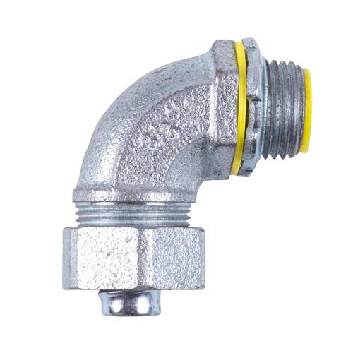 Insulated Liquid-Tight Connector 3/4 in. 90-Degree