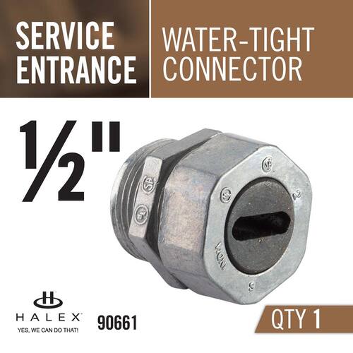 Service Entrance (SE) Water tight Conduit Connector 1/2 in. Male