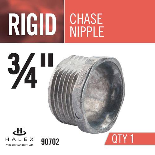 Rigid Chase Conduit Nipple 3/4 in. Male