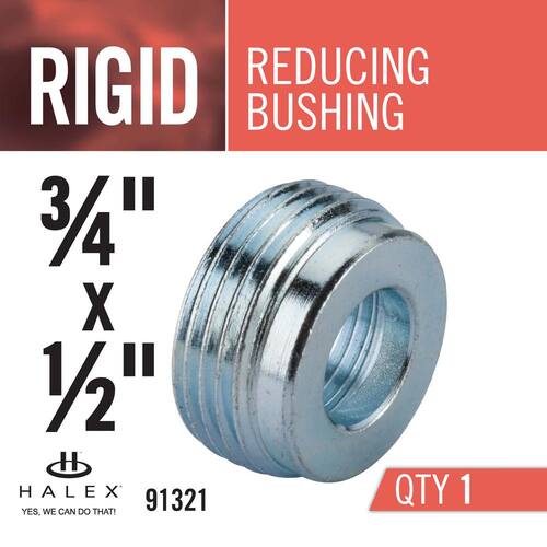 Rigid Reducer Bushing 3/4 in. x 1/2 in.