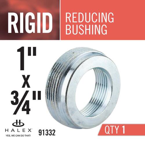 Rigid Reducing Bushing 1 in. x 3/4 in.