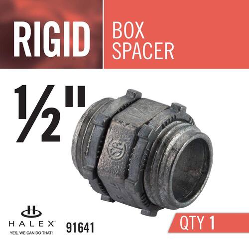 Rigid Box Spacer 1/2 in. Male