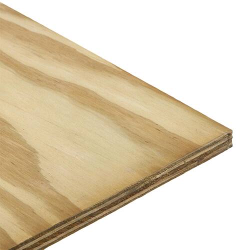 Sheathing Plywood  Pine 1/2 in. x 2 ft. x 4 ft Pressure-Treated