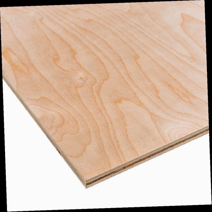 Radiata Pine Plywood Project Panel 1/2 in. x 2 ft. x 4 ft., Actual: 0.469 in. x 23.75 in. x 47.75 in.