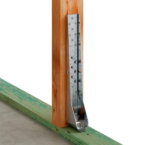 HDUE13 galvanized predeflected holdown with Strong-Drive SDS screws