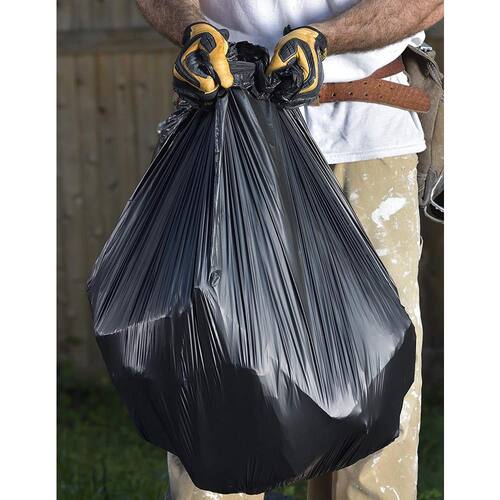 Trash Bags Extra Large Black 50 Gal. (50-Count)